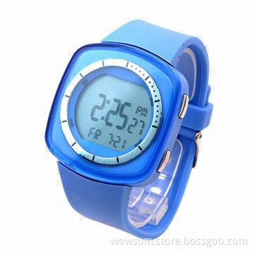 Sports watch in fashion style, various colors are available, RoHS Directive-compliant, CE certified